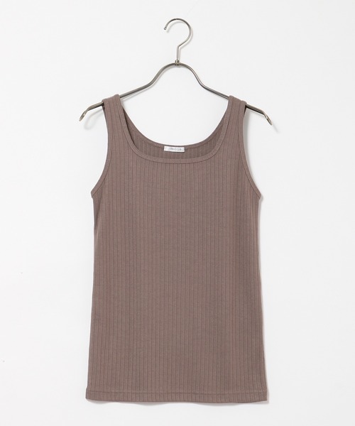 Honeys（ハニーズ）の「針抜きテレコタンクトップ（タンクトップ・レディース・ブラック/ベージュ/カーキ/サックスブルー/アイボリー/モカ/レッド系その他/ブルー/ピンク・LL/S/M/L）」の14枚目の写真