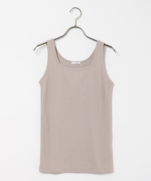 Honeys（ハニーズ）の「針抜きテレコタンクトップ（タンクトップ・レディース・ブラック/ベージュ/カーキ/サックスブルー/アイボリー/モカ/レッド系その他/ブルー/ピンク・LL/S/M/L）」の19枚目の写真