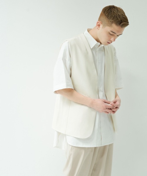 NILWAY（ニルウェイ）の「ベスト（ベスト・メンズ・グレイッシュベージュ・MEDIUM）」の6枚目の写真