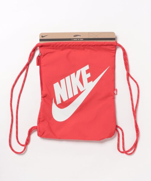 NIKE（ナイキ）の「《NIKEアパレル》NK HERITAGEDRAWSTRING-FA21（エコバッグ/サブバッグ・メンズ・ブラック×ホワイト/グレー/ライトグレー/グリーン系その他/マルーン/グリーン/シルバー/グレー系その他/グレー系その他2/レッド/ロイヤルブルー/ピンク/ブルー・フリー）」の11枚目の写真