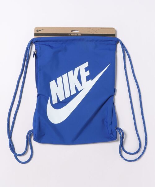 NIKE（ナイキ）の「《NIKEアパレル》NK HERITAGEDRAWSTRING-FA21（エコバッグ/サブバッグ・メンズ・ブラック×ホワイト/グレー/ライトグレー/グリーン系その他/マルーン/グリーン/シルバー/グレー系その他/グレー系その他2/レッド/ロイヤルブルー/ピンク/ブルー・フリー）」の8枚目の写真