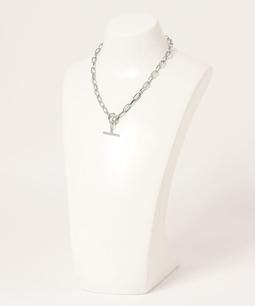 PARKS TOKYO SELECT(パークストウキョウセレクト)の「金属アレルギー対応 サージカルステンレス/316L オーバルチェーンネックレス(ネックレス・レディース・シルバー・FREE)」の4枚目の写真