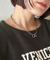 PARKS TOKYO SELECT（パークストウキョウセレクト）の「金属アレルギー対応 サージカルステンレス/316L オーバルチェーンネックレス（ネックレス・メンズ）」