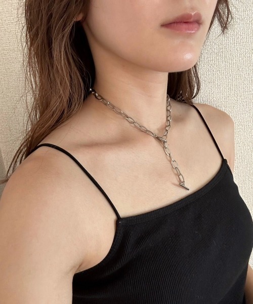 PARKS TOKYO SELECT(パークストウキョウセレクト)の「金属アレルギー対応 サージカルステンレス/316L オーバルチェーンネックレス(ネックレス・レディース・シルバー・FREE)」の10枚目の写真