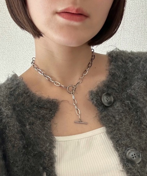 PARKS TOKYO SELECT(パークストウキョウセレクト)の「金属アレルギー対応 サージカルステンレス/316L オーバルチェーンネックレス(ネックレス・レディース・シルバー・FREE)」の19枚目の写真