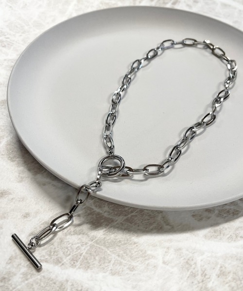 PARKS TOKYO SELECT(パークストウキョウセレクト)の「金属アレルギー対応 サージカルステンレス/316L オーバルチェーンネックレス(ネックレス・レディース・シルバー・FREE)」の22枚目の写真
