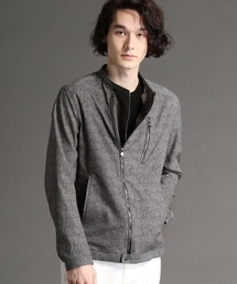 MONSIEUR NICOLE | リップストップ ライダースブルゾン(ブルゾン)