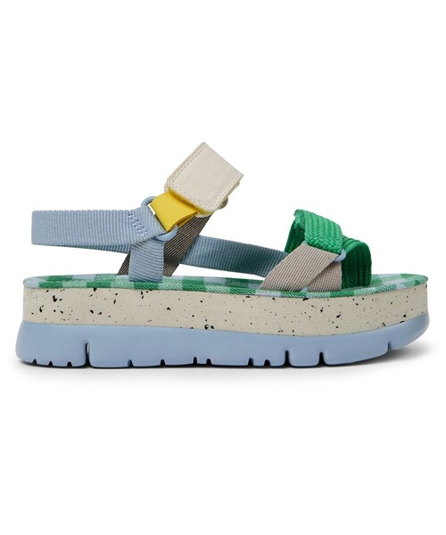 CAMPER（カンペール）の「[カンペール] ORUGA UP / サンダル（サンダル・レディース・グリーン・23.5cm/23.0cm/24.0cm/25.0cm/22.0cm）」の3枚目の写真