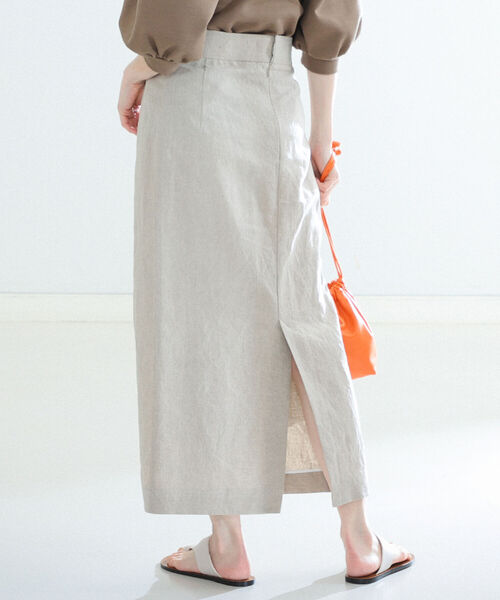 DemiLuxe BEAMS タイトスカート 38 ホワイト Demi-Luxe BEAMS（デミルクス ビームス）の「Demi-Luxe BEAMS