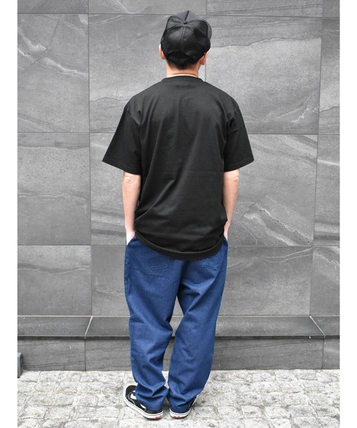 DOUBLE STEAL（ダブルスティール）の「BIG Paisley　Tシャツ（Tシャツ/カットソー・メンズ・ホワイト×ブルー/ブラック×ブルー/ホワイト×イエロー/ブラック×イエロー・LARGE/X-LARGE/MEDIUM）」の11枚目の写真