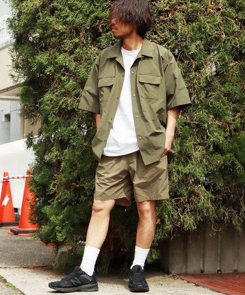 REMI RELIEF(レミレリーフ)の「REMI RELIEF×BRIEFING/レミレリーフ×ブリーフィング BRFイージーショーツ ハーフパンツ 半ズボン ワンポイント ロゴ コラボ(その他パンツ・メンズ・ブラック/ベージュ/カーキ/パープル・M/L/XL)」の19枚目の写真