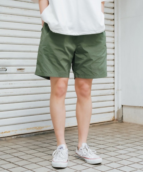 REMI RELIEF(レミレリーフ)の「REMI RELIEF×BRIEFING/レミレリーフ×ブリーフィング BRFイージーショーツ ハーフパンツ 半ズボン ワンポイント ロゴ コラボ(その他パンツ・メンズ・ブラック/ベージュ/カーキ/パープル・M/L/XL)」の14枚目の写真