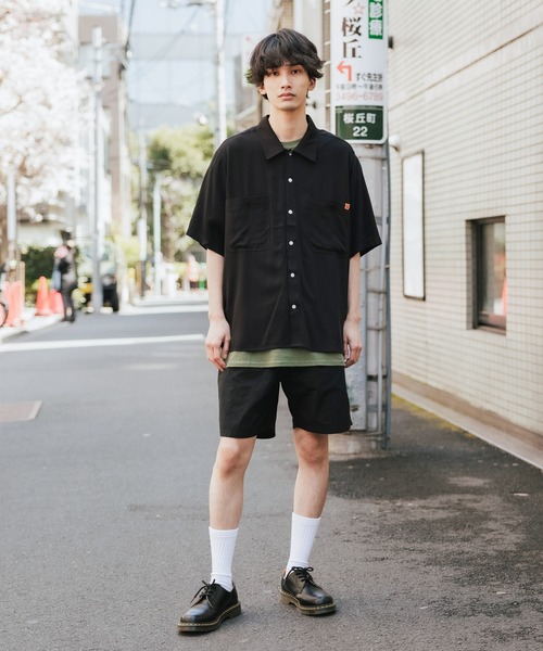 REMI RELIEF(レミレリーフ)の「REMI RELIEF×BRIEFING/レミレリーフ×ブリーフィング BRFイージーショーツ ハーフパンツ 半ズボン ワンポイント ロゴ コラボ(その他パンツ・メンズ・ブラック/ベージュ/カーキ/パープル・M/L/XL)」の9枚目の写真