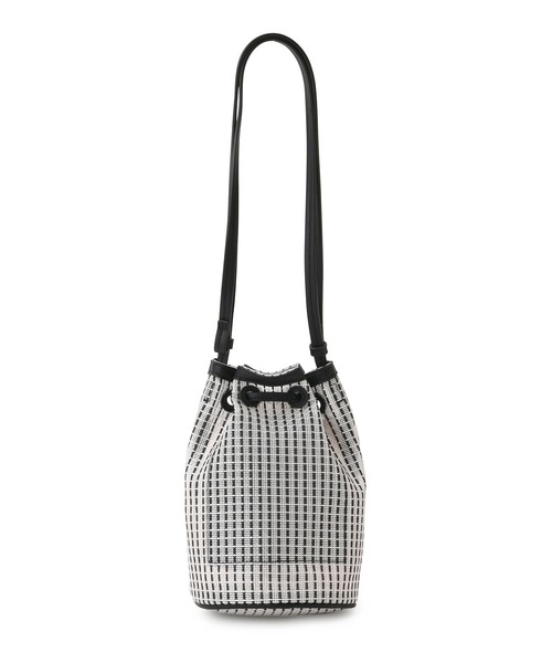 ADAM ET ROPE'(アダムエロペ)の「メッシュ巾着バッグ(ハンドバッグ・レディース・ダークブラウン/ブラック系その他・FREE)」の10枚目の写真