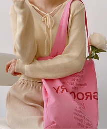 ロゴ プリント カラー トートバッグ / 推しカラートートバッグ / 推しトート / 推し活バッグ #