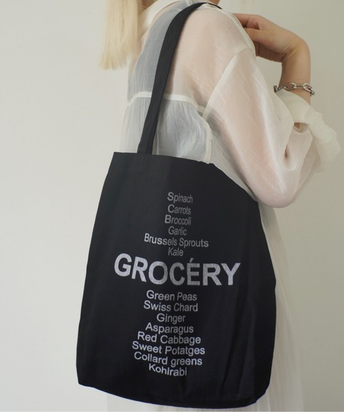 Port（ポート）の「ロゴ プリント カラー トートバッグ / 推しカラートートバッグ / 推しトート / 推し活バッグ #（トートバッグ・レディース・ライトグリーン/イエロー/ピンク/ブラウン系その他/イエロー系その他/ピンク系その他/ブラウン/パープル/ホワイト/ブラック/レモンイエロー/ブラック系その他/グリーン系その他/オレンジ/ネイビー・FREE）」の3枚目の写真