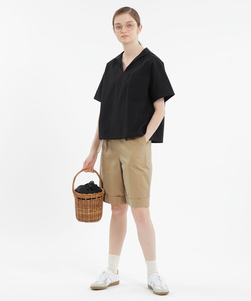 MACKINTOSH PHILOSOPHY（ﾏｯｷﾝﾄｯｼｭ ﾌｨﾛｿﾌｨｰ）の「GREY LABEL アラログワンハンドルバスケット（かごバッグ・レディース・ベージュ系その他4・FREE）」の2枚目の写真