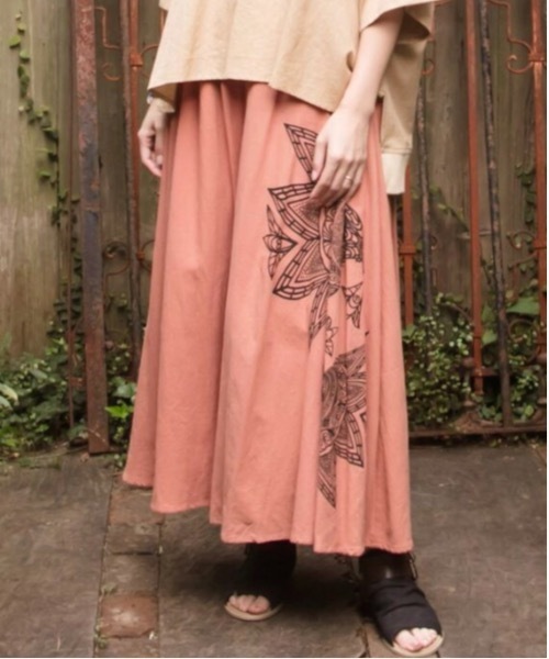 チャイハネ（チャイハネ）の「【チャイハネ】スキナドワイドパンツ（その他パンツ・レディース・ブラック/ベージュ/オレンジ/グレー/ブルー系その他/オレンジ系その他/ホワイト/グレー系その他/カーキ/ネイビー/マスタード・FREE）」の11枚目の写真