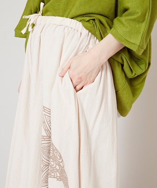 チャイハネ（チャイハネ）の「【チャイハネ】スキナドワイドパンツ（その他パンツ・レディース・ブラック/ベージュ/オレンジ/グレー/ブルー系その他/オレンジ系その他/ホワイト/グレー系その他/カーキ/ネイビー/マスタード・FREE）」の18枚目の写真