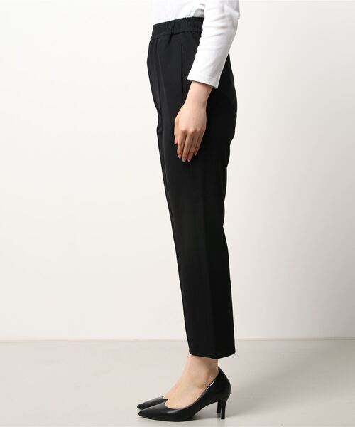 Lugnoncure（ルノンキュール）の「ポンチテーパードパンツ（その他パンツ・レディース・ブラック/グリーン/チャコール・ﾌﾘ-）」の4枚目の写真