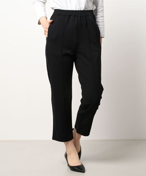 Lugnoncure（ルノンキュール）の「ポンチテーパードパンツ（その他パンツ・レディース・ブラック/グリーン/チャコール・ﾌﾘ-）」の8枚目の写真