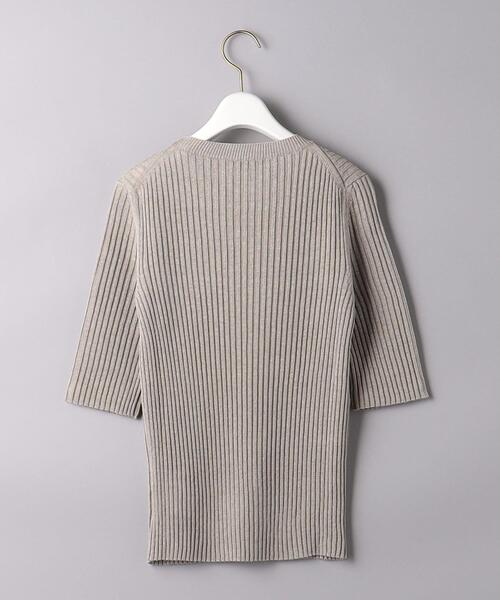 Gunn Johansson（グンヨハンソン）の「＜Gunn Johansson（グン ヨハンソン）＞LI ショートスリーブ ニット（ニット/セーター・レディース・ベージュ・FREE）」の13枚目の写真