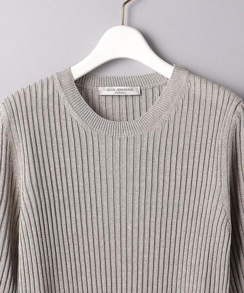 Gunn Johansson（グンヨハンソン）の「＜Gunn Johansson（グン ヨハンソン）＞LI ショートスリーブ ニット（ニット/セーター・レディース・ベージュ・FREE）」の12枚目の写真