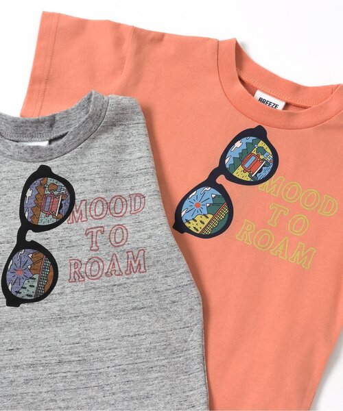 BREEZE（ブリーズ）の「アウトドアモチーフTシャツ（Tシャツ/カットソー・キッズ・オフホワイト/グレー/オレンジ/ターコイズブルー・130/90/100/150/110/140/120）」の12枚目の写真