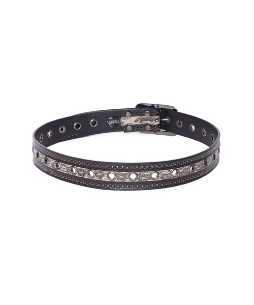 TORNADO MART(トルネードマート)の「TORNADO MART∴センタースネークベルト(ベルト・メンズ・ホワイト/ブラック・F)」の3枚目の写真