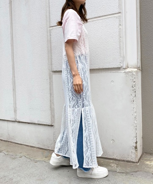 one after another NICE CLAUP(ワンアフターアナザーナイスクラップ)の「vintageレースワンピース(ワンピース・レディース・ホワイト/ホワイト系その他/ホワイト系その他2・FREE)」の7枚目の写真