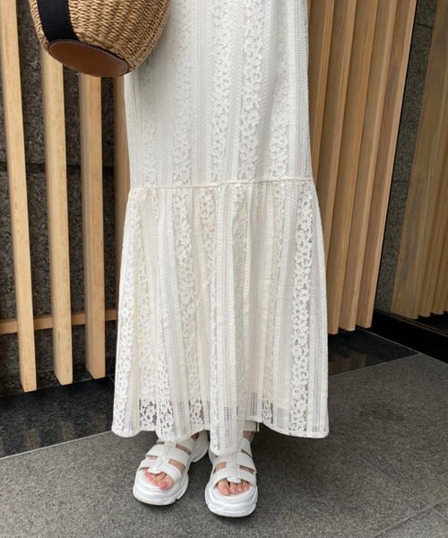 one after another NICE CLAUP(ワンアフターアナザーナイスクラップ)の「vintageレースワンピース(ワンピース・レディース・ホワイト/ホワイト系その他/ホワイト系その他2・FREE)」の18枚目の写真