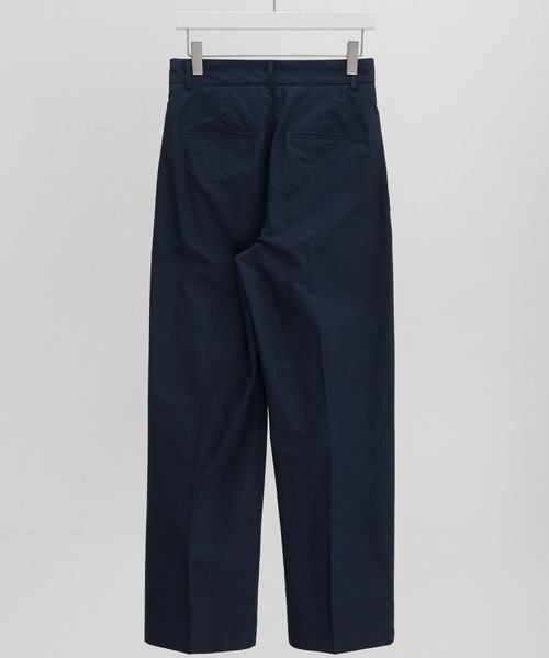 MUYMONA(ムイモナ)の「Double tuck cotton slacks mmw22s032【MUYMONA】【2022SS】(スラックス・レディース・ホワイト/カーキ/ネイビー・M/S)」の15枚目の写真