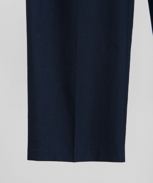 MUYMONA(ムイモナ)の「Double tuck cotton slacks mmw22s032【MUYMONA】【2022SS】(スラックス・レディース・ホワイト/カーキ/ネイビー・M/S)」の18枚目の写真