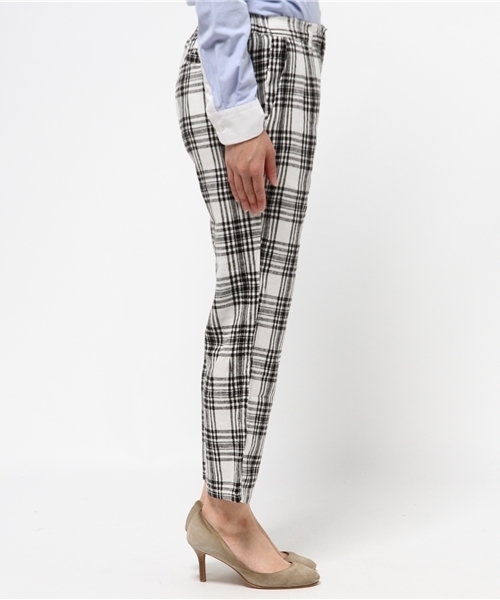 WEGO（ウィゴー）の「WEGO/麻レーヨンテーパードパンツ（その他パンツ・レディース・ホワイト/ホワイト系その他・FREE）」の4枚目の写真