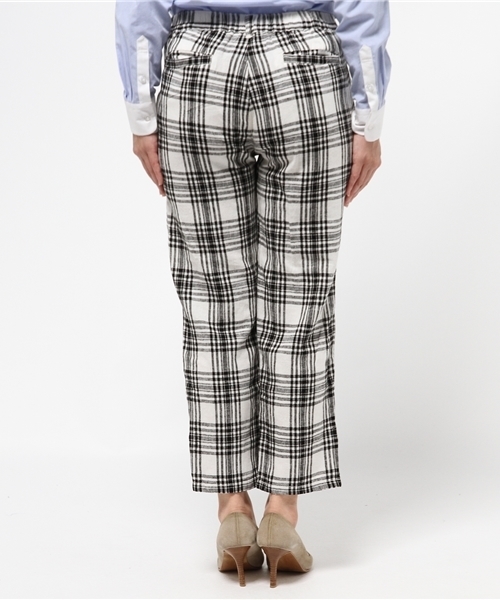 WEGO（ウィゴー）の「WEGO/麻レーヨンテーパードパンツ（その他パンツ・レディース・ホワイト/ホワイト系その他・FREE）」の5枚目の写真