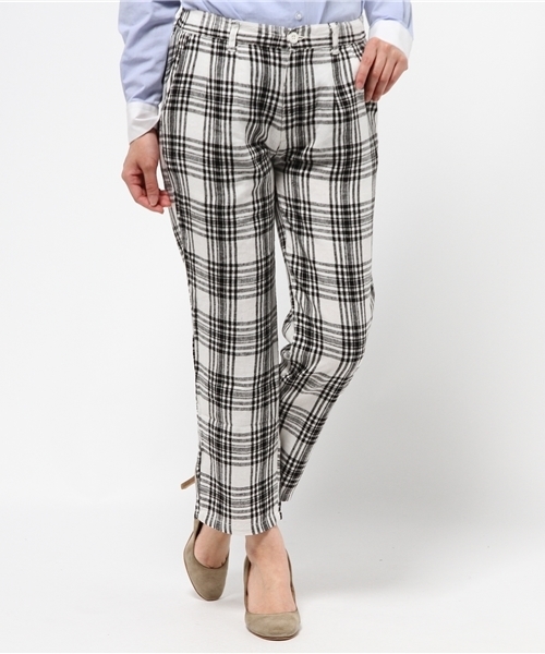 WEGO（ウィゴー）の「WEGO/麻レーヨンテーパードパンツ（その他パンツ・レディース・ホワイト/ホワイト系その他・FREE）」の8枚目の写真