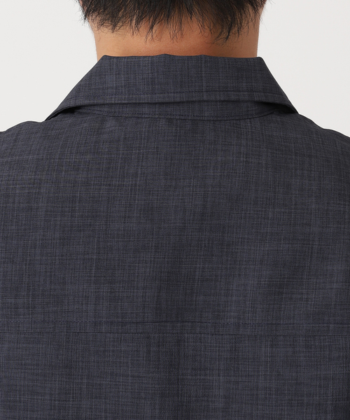 JOURNAL STANDARD relume(ジャーナルスタンダード レリューム)の「TEC LINEN CPO型半袖シャツ(シャツ/ブラウス・メンズ・ブラック/ベージュ/ネイビー・MEDIUM/LARGE)」の15枚目の写真