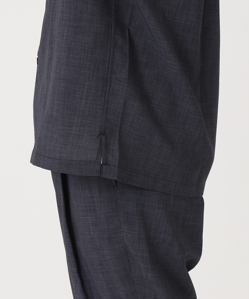 JOURNAL STANDARD relume(ジャーナルスタンダード レリューム)の「TEC LINEN CPO型半袖シャツ(シャツ/ブラウス・メンズ・ブラック/ベージュ/ネイビー・MEDIUM/LARGE)」の19枚目の写真