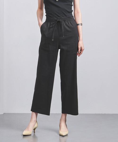 UNITED ARROWS（ユナイテッドアローズ）の「LI/STRC クロップド パンツ（その他パンツ・レディース・ブラック/オリーブ・38/36/34/40）」の2枚目の写真