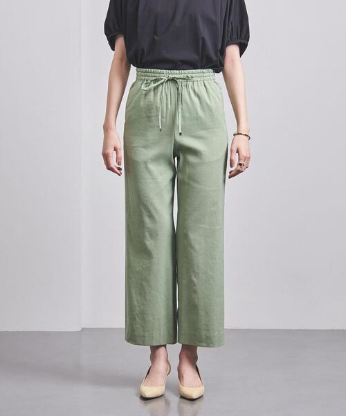 UNITED ARROWS（ユナイテッドアローズ）の「LI/STRC クロップド パンツ（その他パンツ・レディース・ブラック/オリーブ・38/36/34/40）」の3枚目の写真