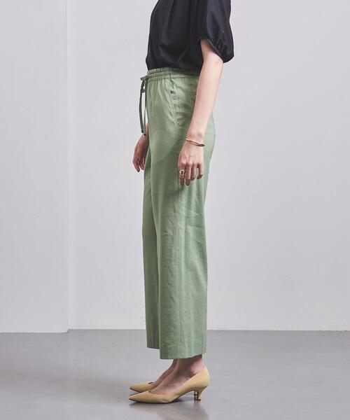 UNITED ARROWS（ユナイテッドアローズ）の「LI/STRC クロップド パンツ（その他パンツ・レディース・ブラック/オリーブ・38/36/34/40）」の9枚目の写真