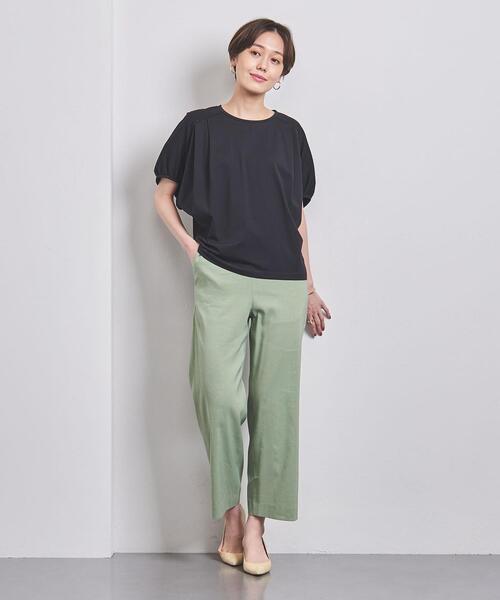 UNITED ARROWS（ユナイテッドアローズ）の「LI/STRC クロップド パンツ（その他パンツ・レディース・ブラック/オリーブ・38/36/34/40）」の8枚目の写真