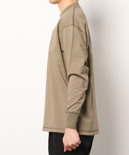 08sircus（ゼロエイトサーカス）の「08sircus/08サーカス/DRAWSTRING TEE（Tシャツ/カットソー・メンズ・カーキ・5/4）」の3枚目の写真