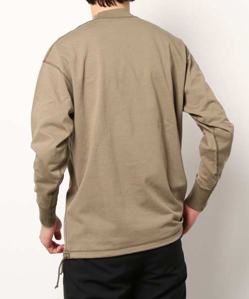 08sircus（ゼロエイトサーカス）の「08sircus/08サーカス/DRAWSTRING TEE（Tシャツ/カットソー・メンズ・カーキ・5/4）」の4枚目の写真