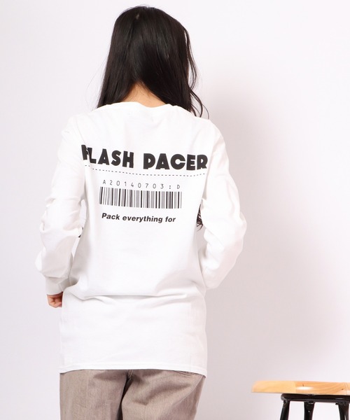 FLASH PACKER(フラッシュパッカー)の「FLASH PACKER ロングスリーブTシャツ(Tシャツ/カットソー・メンズ・イエロー/ブラック/ホワイト・XL/L/S)」の12枚目の写真