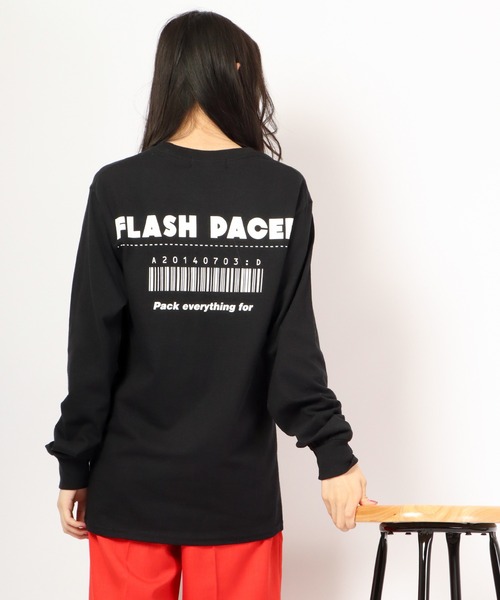FLASH PACKER(フラッシュパッカー)の「FLASH PACKER ロングスリーブTシャツ(Tシャツ/カットソー・メンズ・イエロー/ブラック/ホワイト・XL/L/S)」の18枚目の写真