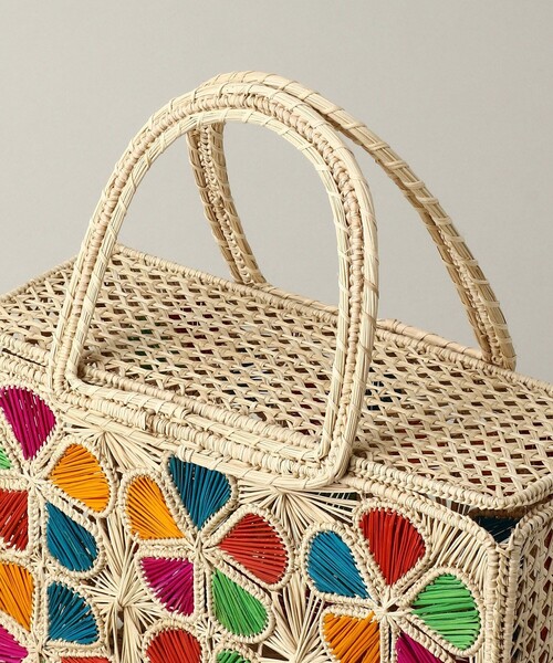 Aresense（アーセンス）の「JARDIN DEL CIELO/ジャーディンデルシエロ FLORES/フローラルモチーフかごバッグ（ハンドバッグ・レディース・その他9・ONE SIZE）」の2枚目の写真