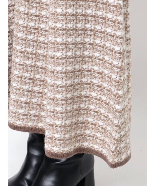 MERCURYDUO（マーキュリーデュオ）の「ニットツイードジャンスカ（ジャンパースカート・レディース・ベージュ/ブラック・FREE）」の10枚目の写真