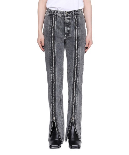 ジョンローレンスサリバン　デニム WASHED DENIM ZIPPED PANTS（デニムパンツ）｜JOHN LAWRENCE