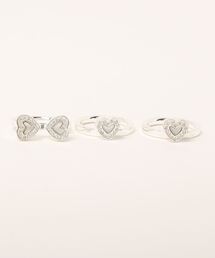 フォリフォリ Folli Follie H4H MOP 3set Ring（シルバー）